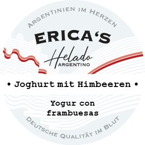 Helado Yogur con frambuesas – Joghurteis mit Himbeeren